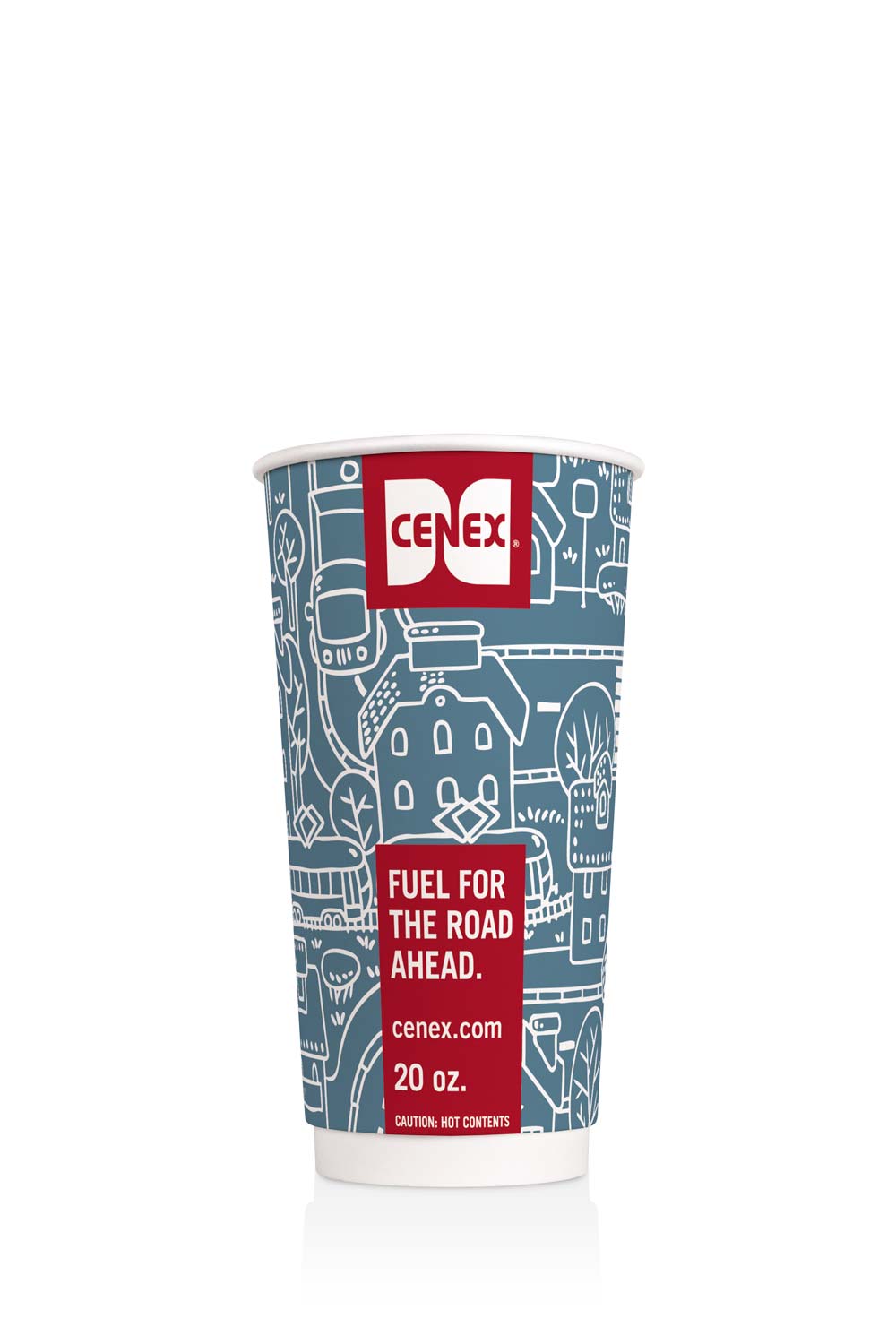 Cenex Insulated Paper 20oz