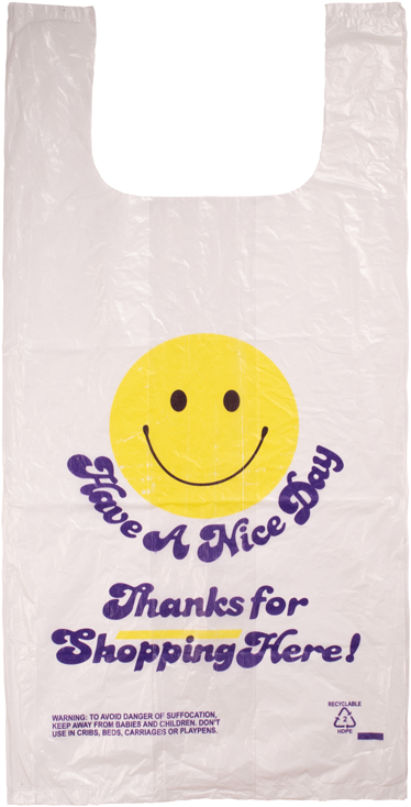 Happy Face Medium Roll Bags