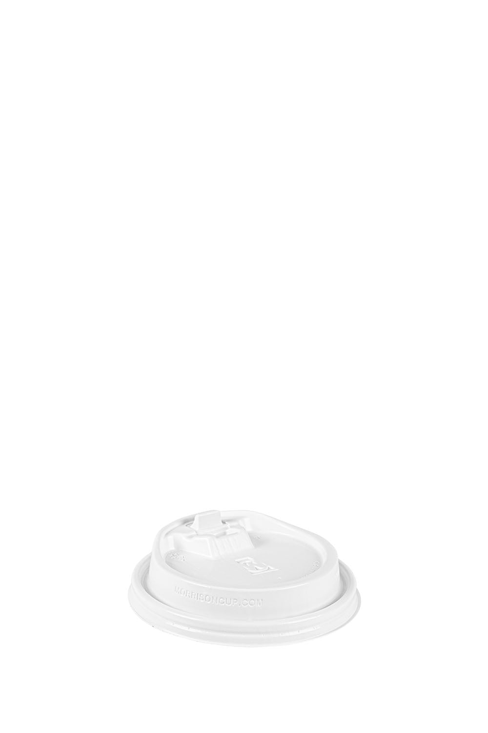 12-24oz White PP Tab-Back Lid (90mm)