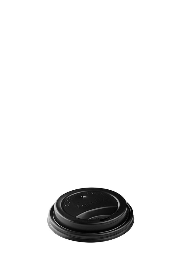 12-24oz Black Gourmet Lid (90mm) (K)