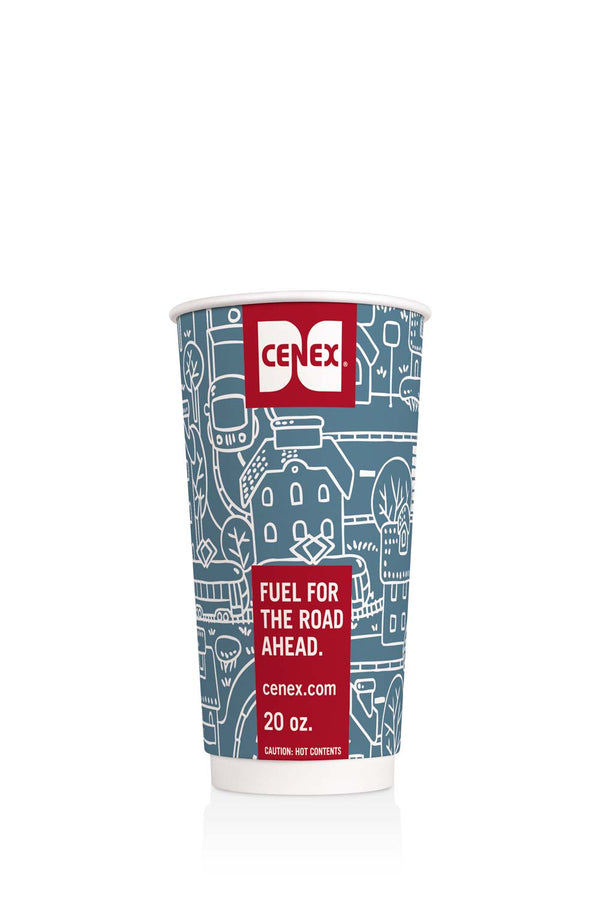 Cenex Insulated Paper 20oz