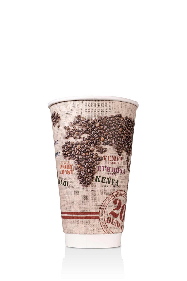 Destination Coffee Insulated Paper 20oz